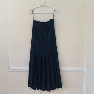 MaxMara Black A-Line Skirt